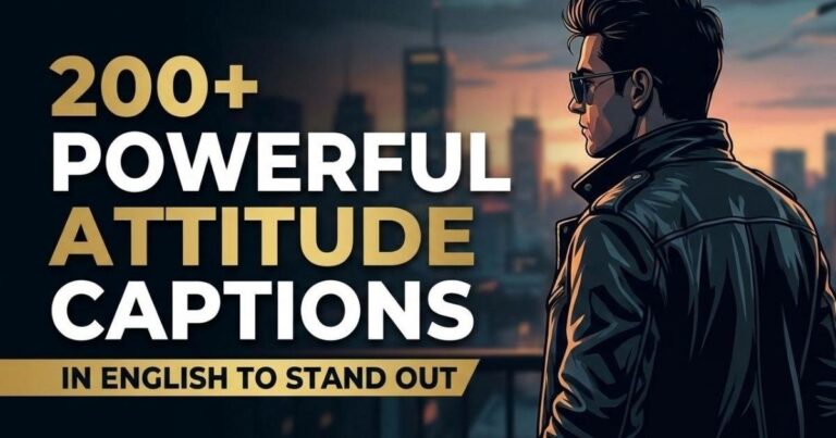 attitude captions