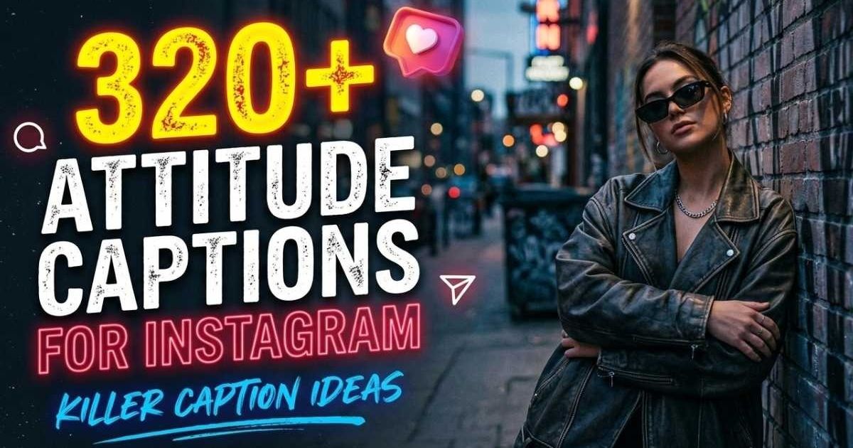 attitude captions for instagram