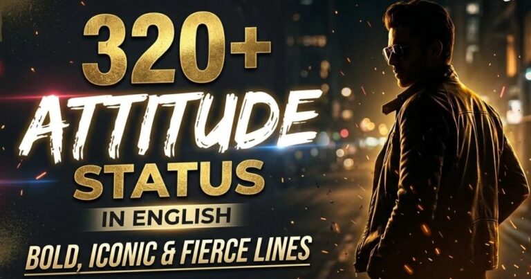 royal attitude status in english