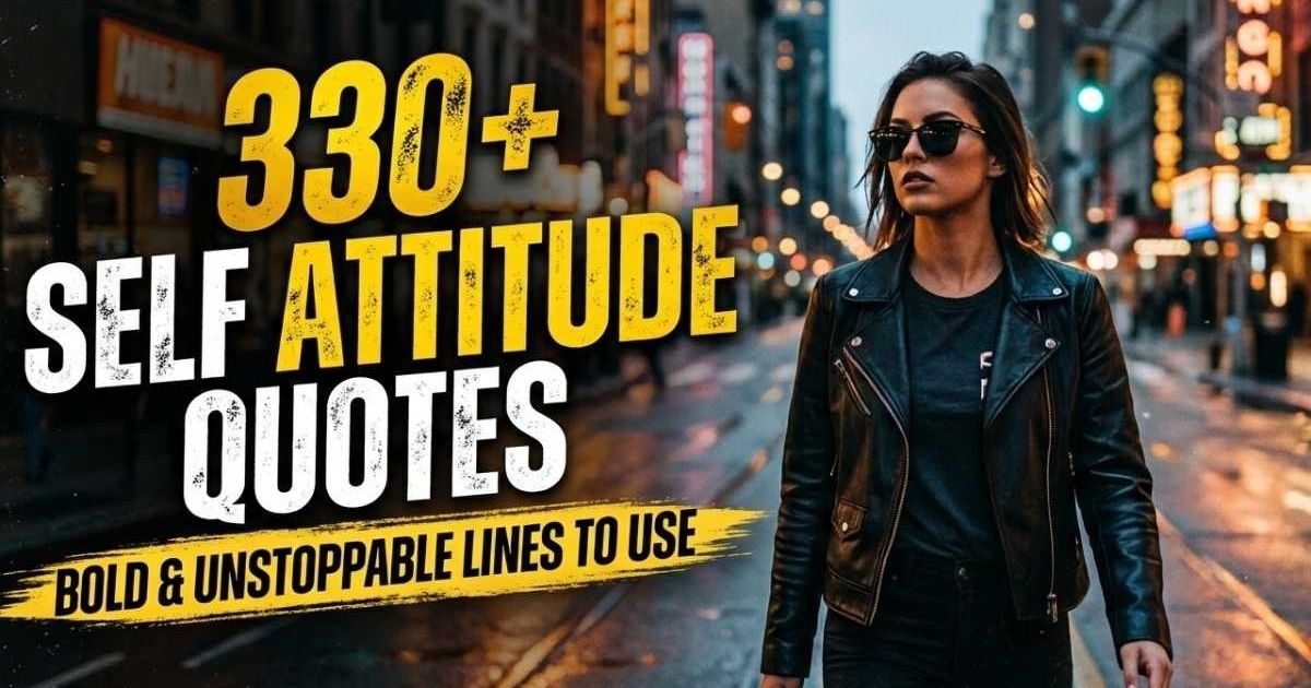 self attitude quotes