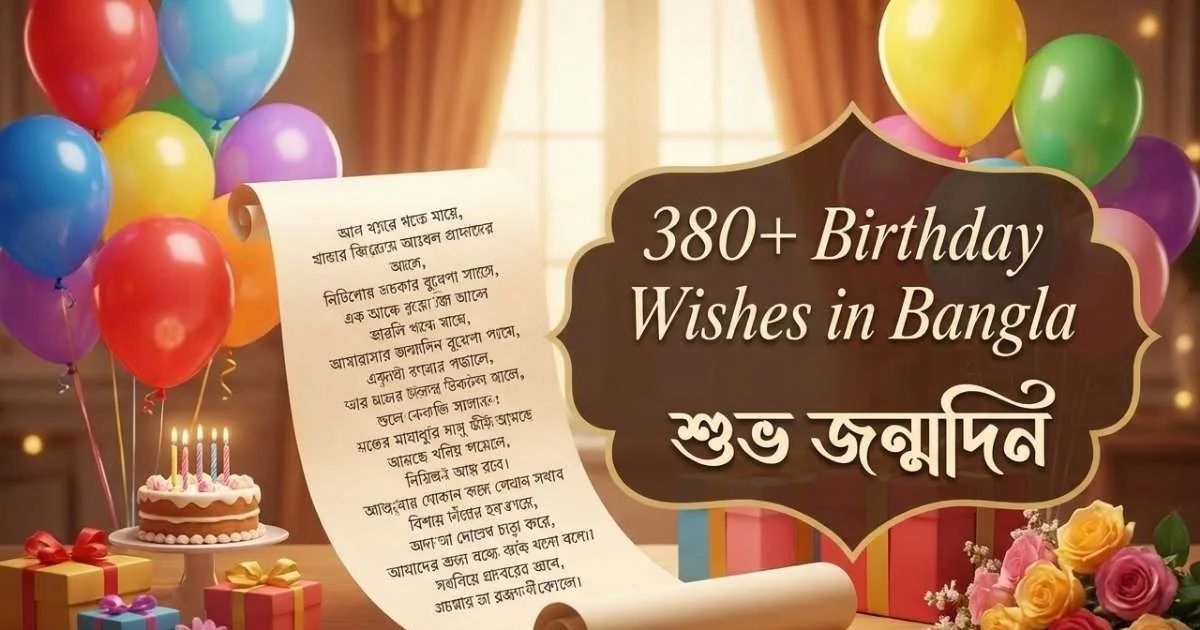 জন্মদিনের শুভেচ্ছা